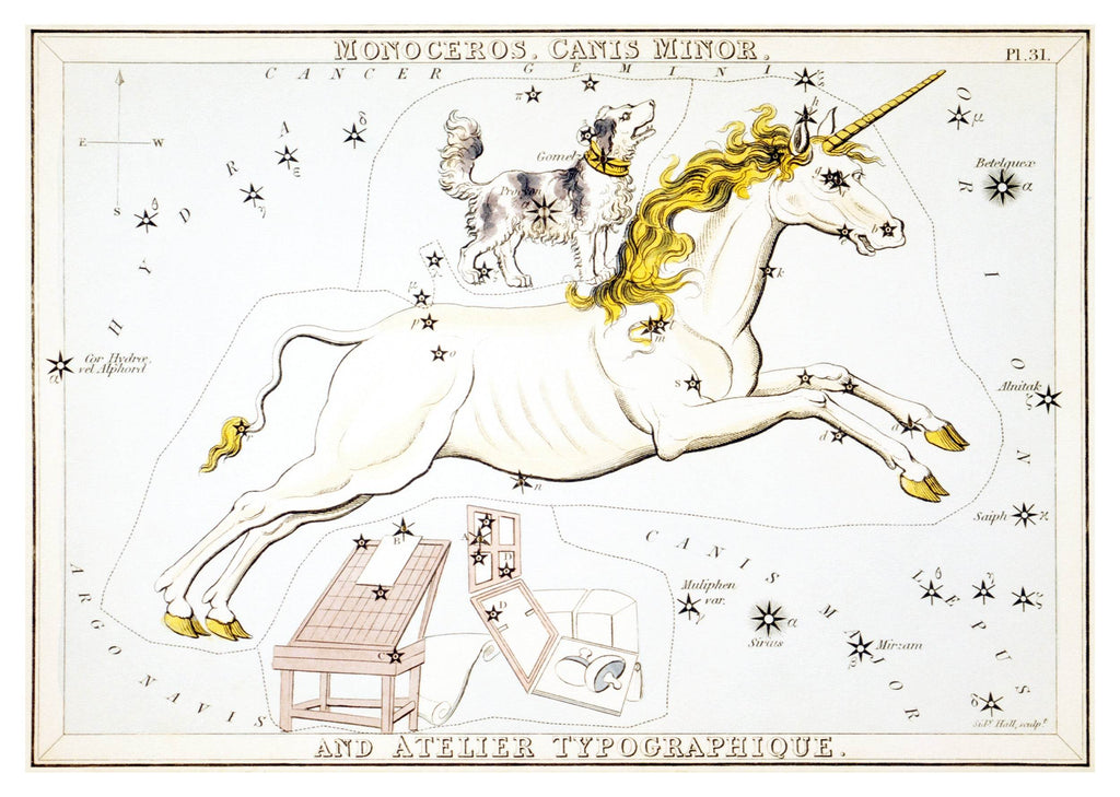 Monoceros, Canis Minor, and Atelier Typographique - Hakyarts