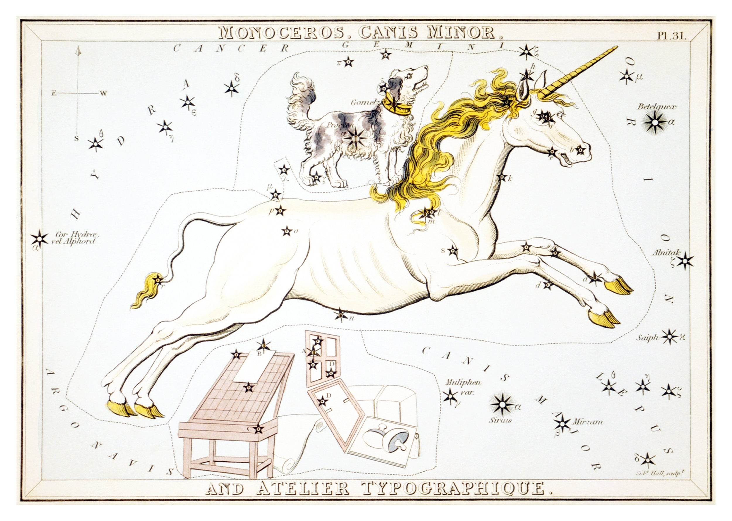 Monoceros, Canis Minor, and Atelier Typographique - Hakyarts