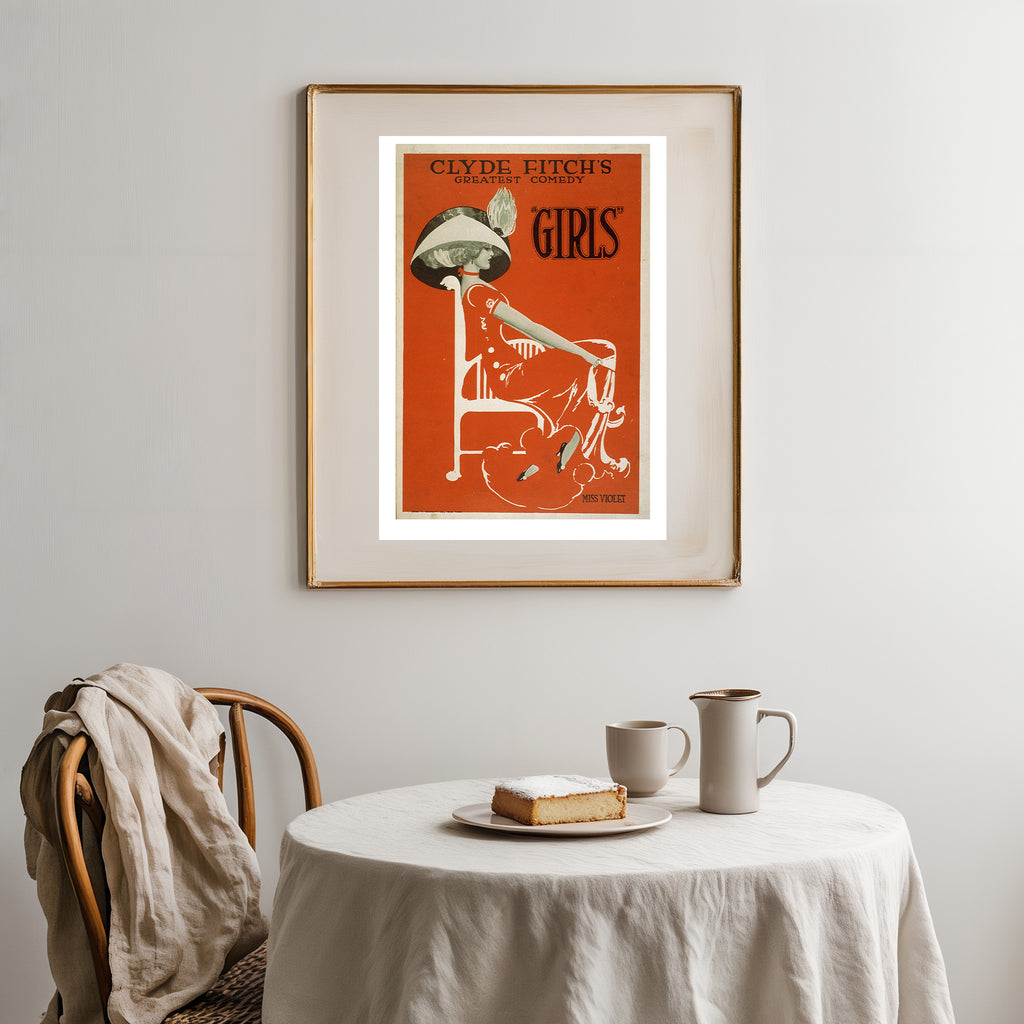 Roaring Circus Vintage Poster – Classic Big Top Illustration Print | Nostalgic Circus Wall Art Roaring Circus Vintage Poster