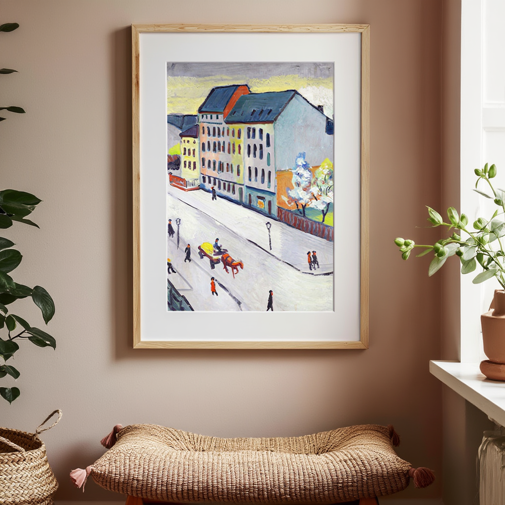 August Macke – Notre rue à Gray | HakyArts