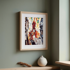 Champs de Mars, the Red Tower – Robert Delaunay, 1911 – Vintage French Art Print