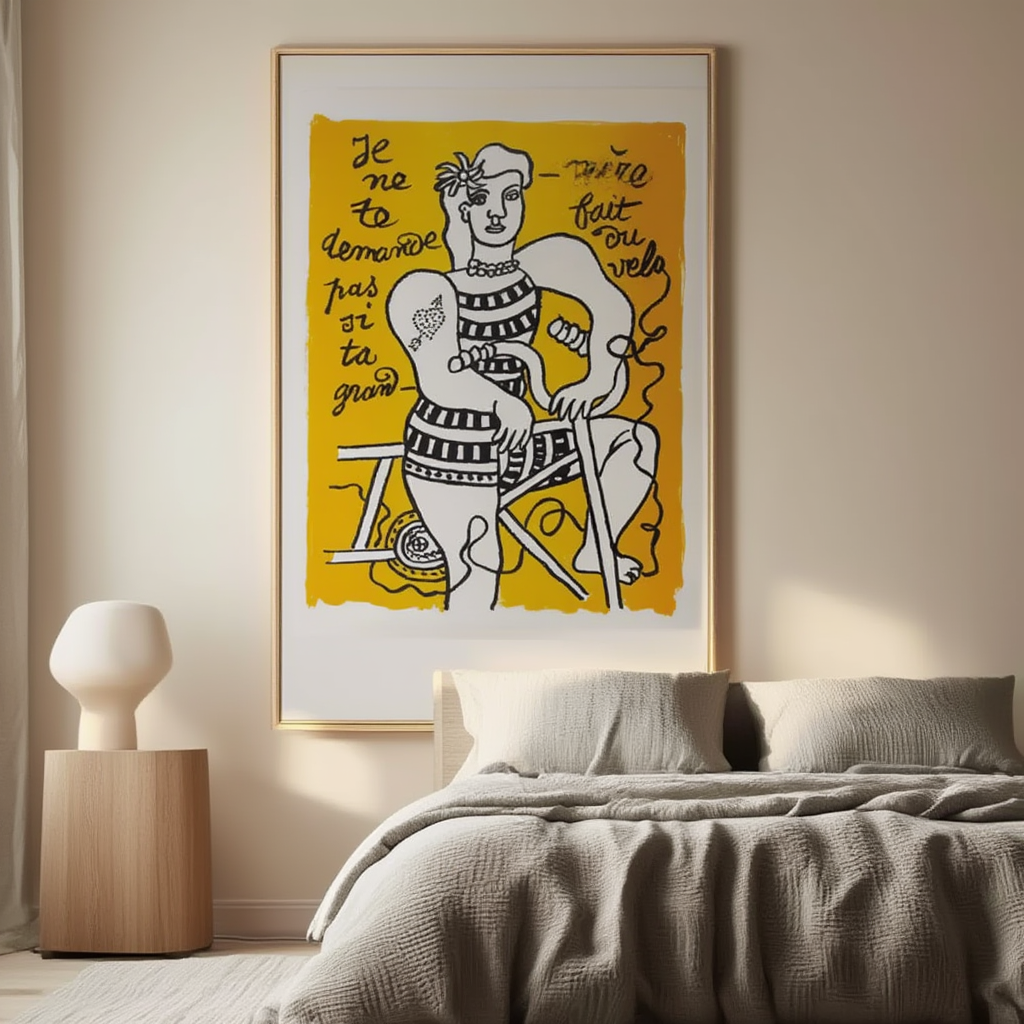 Cirque I (1950) by Fernand Léger – Modernist Cubist Art Print