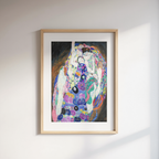 The Maiden by Gustav Klimt – Symbolist Figurative Art Print