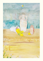 Set of 4 Fine Art Landscape & Still Life Prints | Munch, Monet, Pastel Landscape & Vintage Still Life