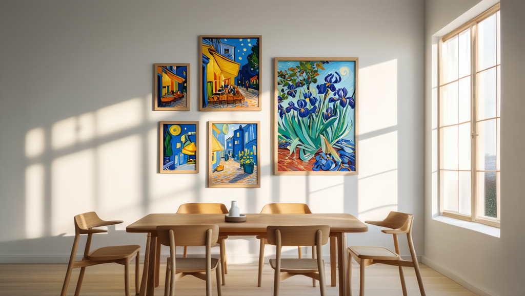 Van Gogh Inspired Wall Art – Office Set of 5