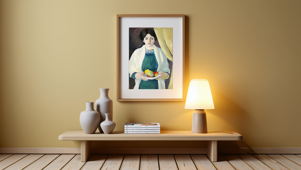 August Macke – Portrait aux pommes | Hakyarts