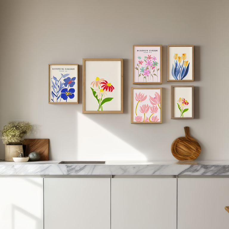 Burst of Joy: 6 Vibrant Wall Art Prints