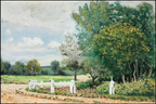 La Route de Verrières – Alfred Sisley Poster | Impressionist Landscape Art Print - Hakyarts