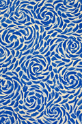 Azure Echoes – Geometric Abstract Art Print - Hakyarts