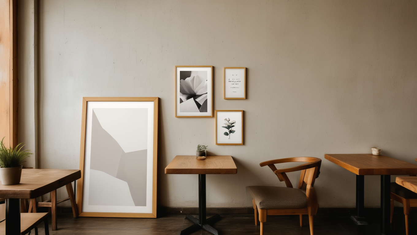 Trendy Wall Art Bundle – Living Room Set of 4