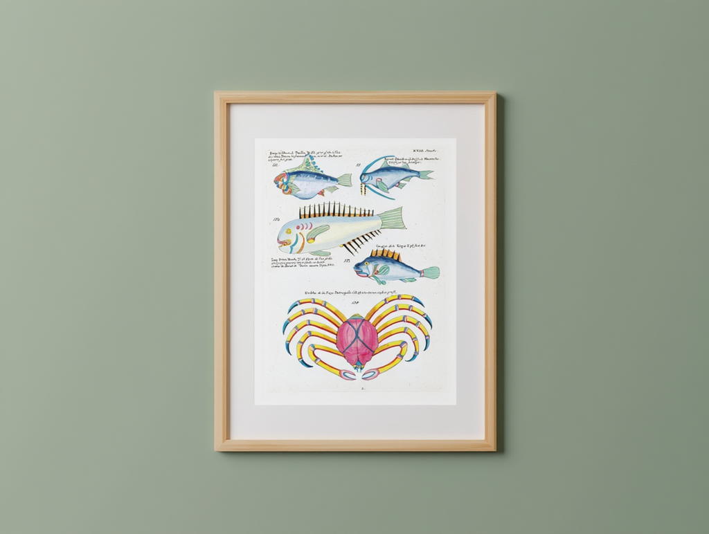 Louis Renard - Poissons Plate 66 Poster
