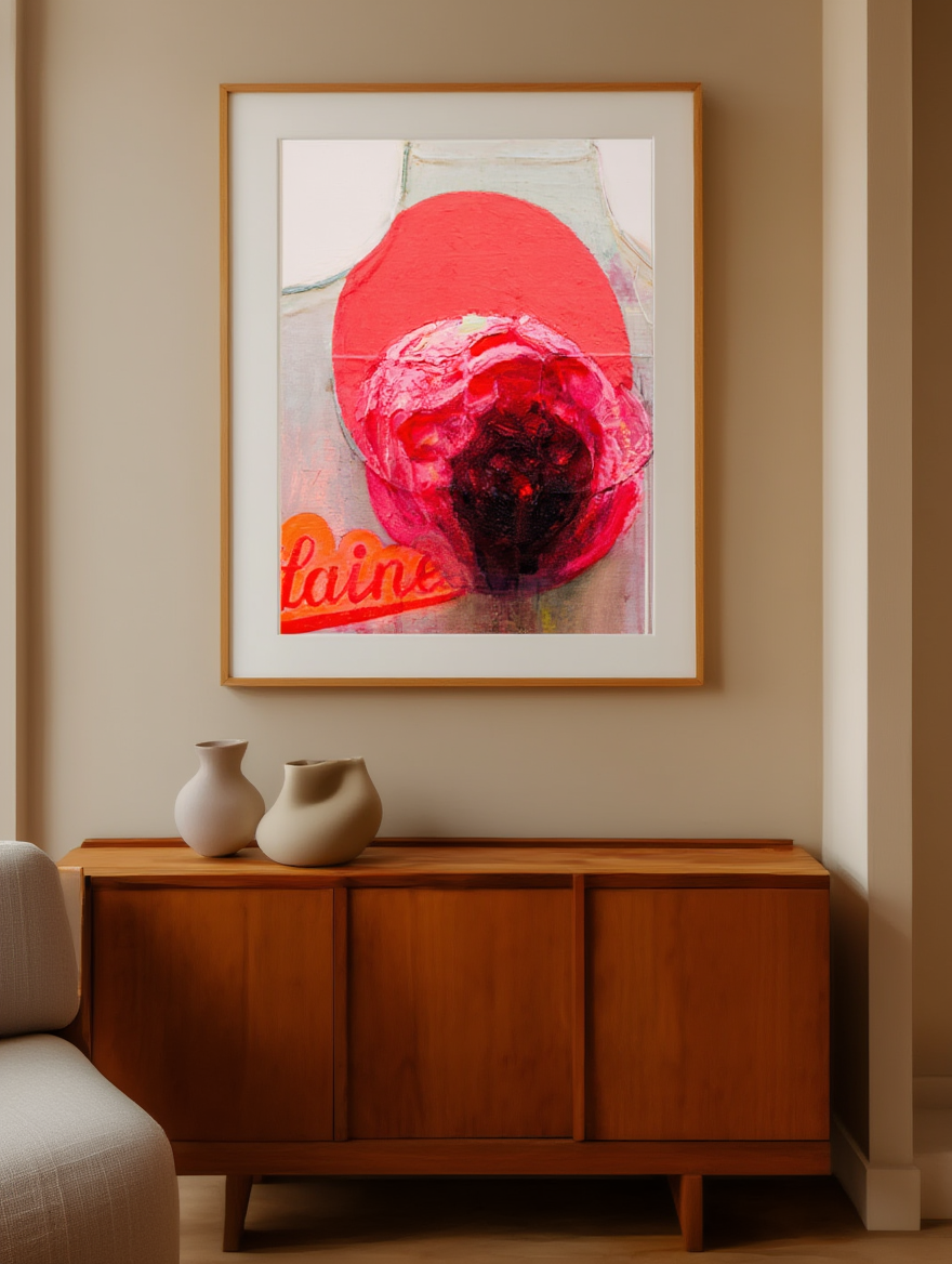 Laine ja Laine IV by Tiit Pääsuke (2020) – Contemporary Abstract Art Print - Hakyarts