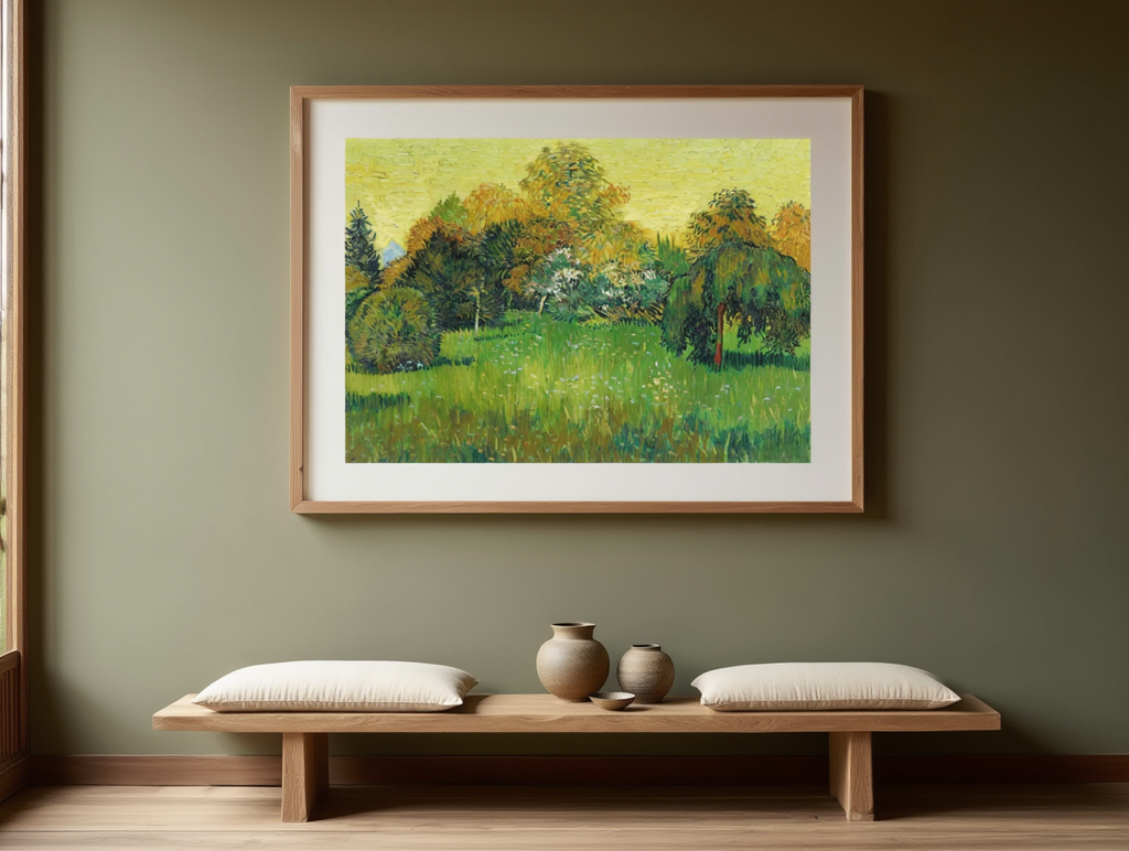 Vincent Van Gogh – The Poet’s Garden -  Post-Impressionist Art Print