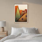 Rainbow Abode – Cheerful Architectural Scene