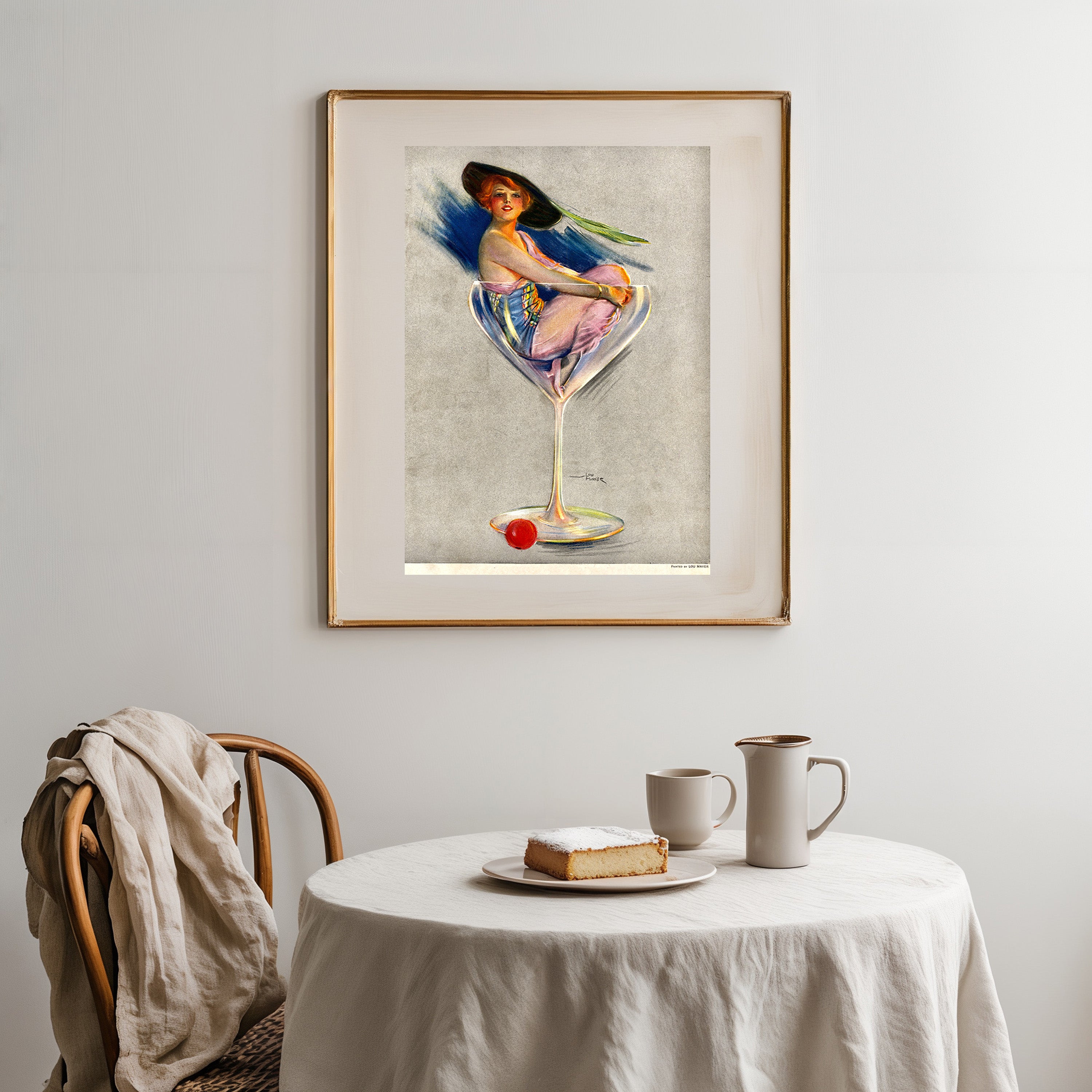 Vintage Acrobat Pin-Up – Retro Circus Poster Print | Classic Pin-Up Wall Art