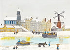 Ville au Moulin près du Canal en Hiver - Hakyarts