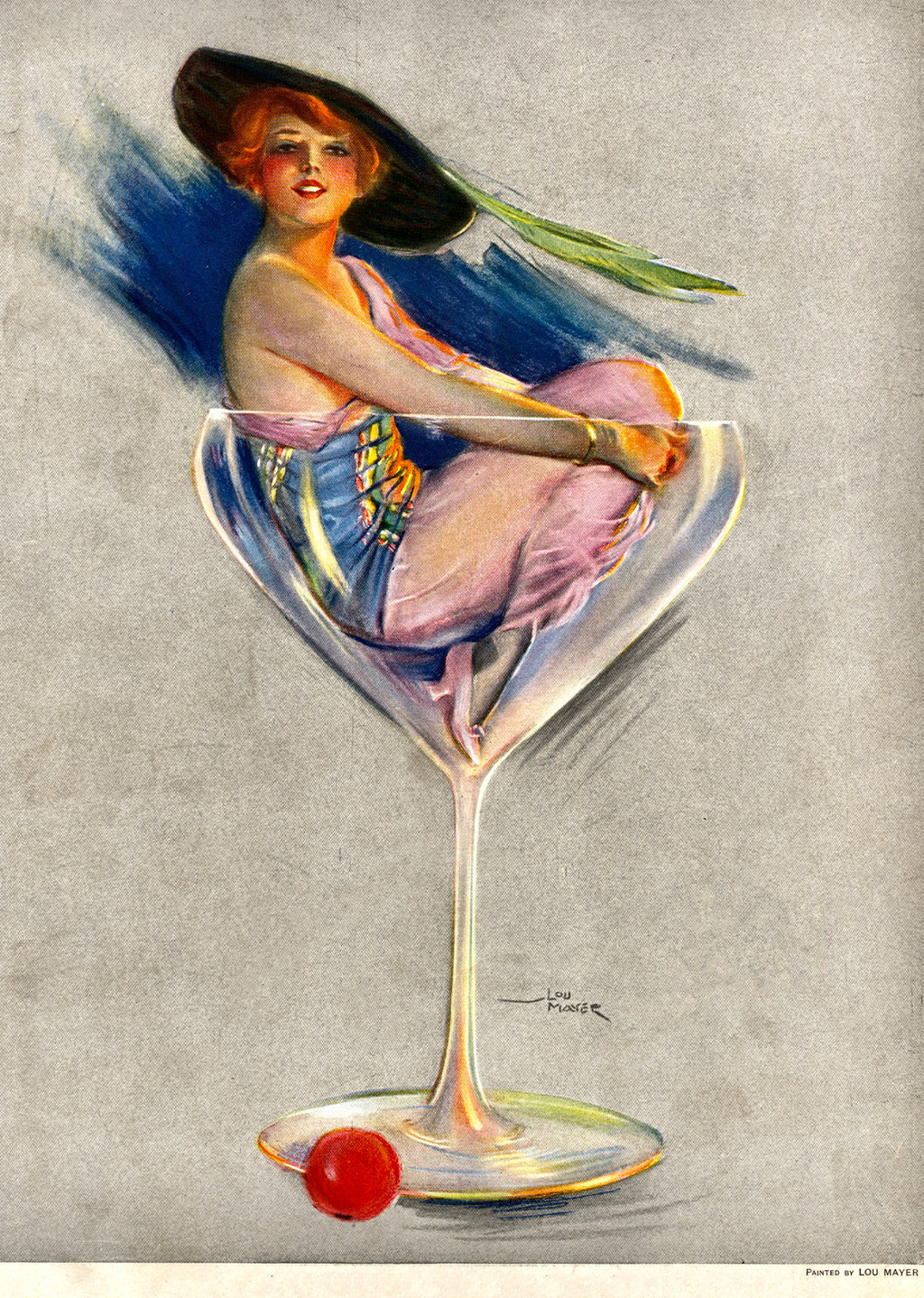 Vintage Acrobat Pin-Up – Retro Circus Poster Print | Classic Pin-Up Wall Art