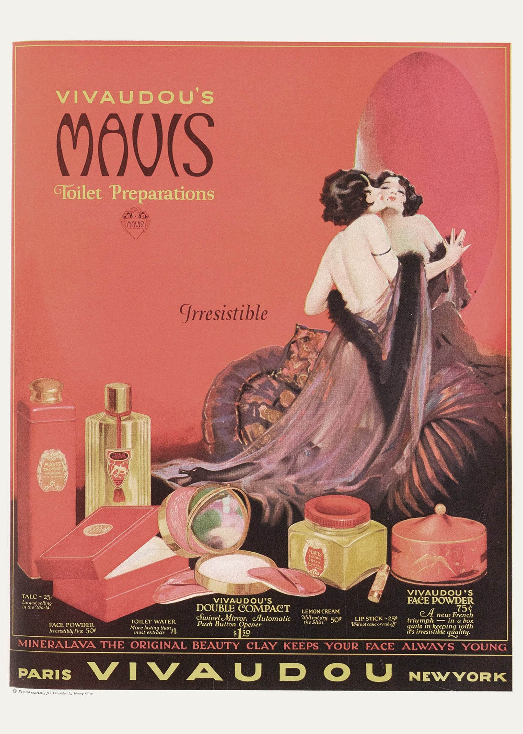 Vivaudous’s Mavis Toilet Preparations - Hakyarts