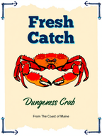 4 Retro Seafood Posters – Vintage Fish Can Wall Art Prints - Hakyarts