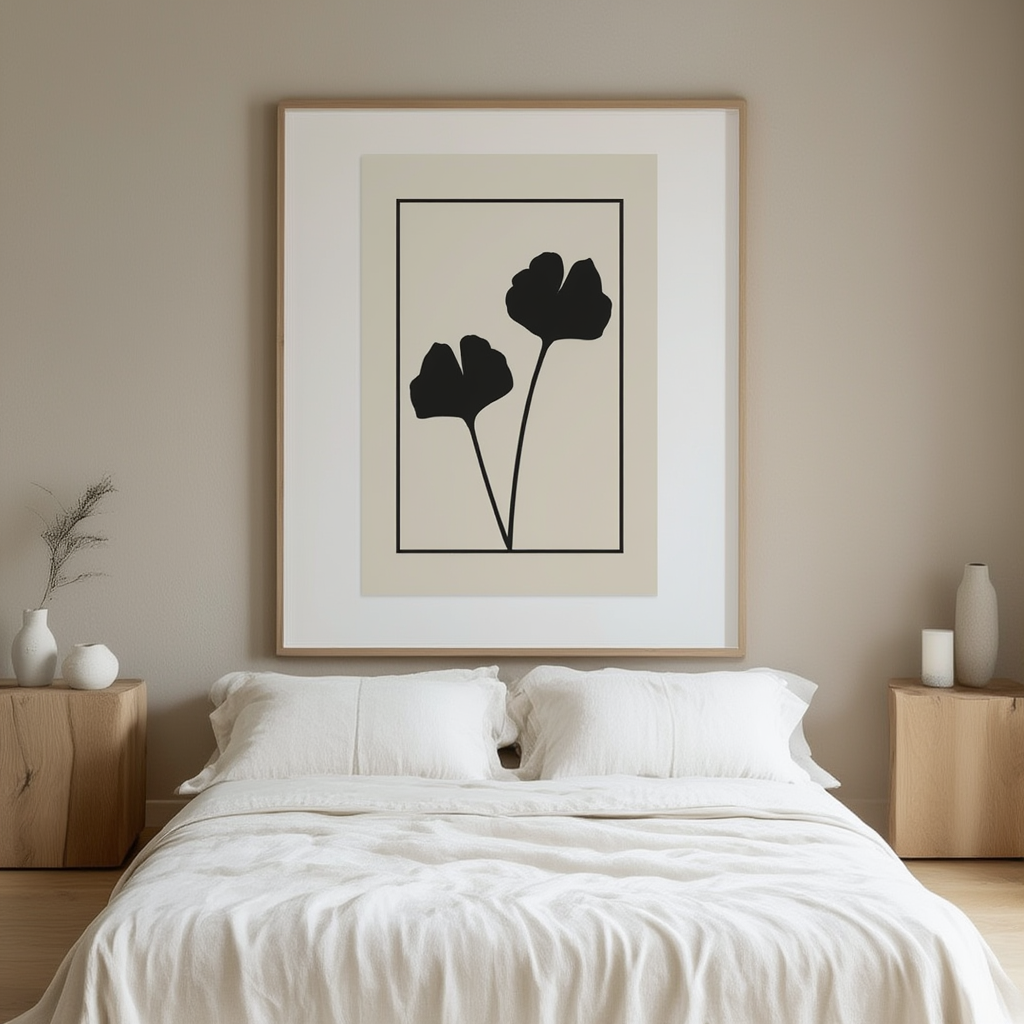 Elegant Leaves – Minimalist Botanical Illustration