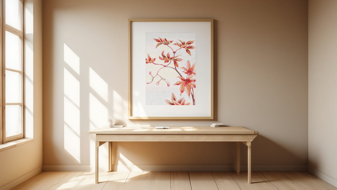 Megata Morikaga – Branch of Momiji Maple Tree | Art Print