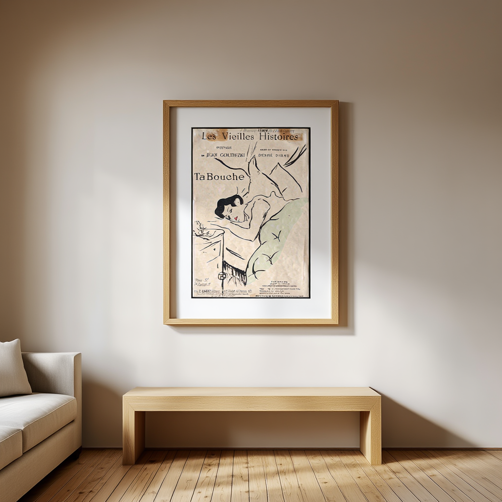 Henri de Toulouse-Lautrec – Les Vieilles Histoires - Iconic Belle Époque Poster Print