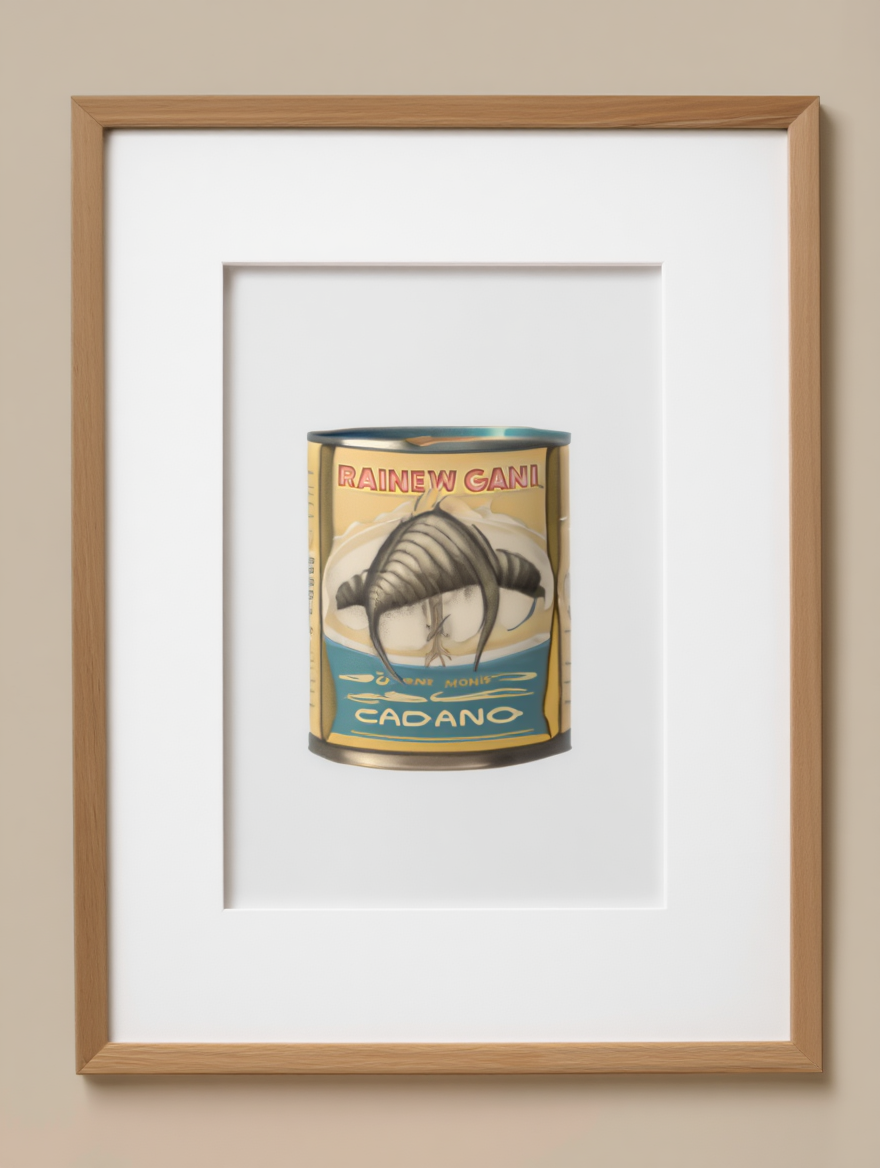 4 Retro Canned Food Prints – Vintage Kitchen Wall Art Collection