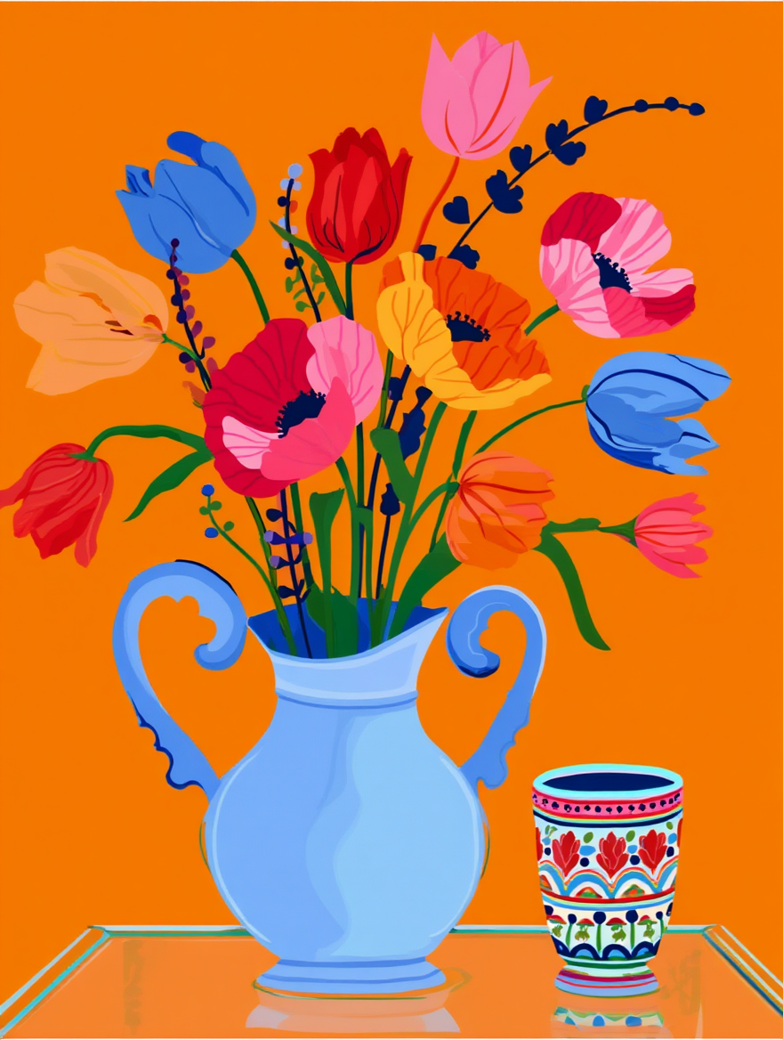 Nature’s Palette – 7 Floral Compositions