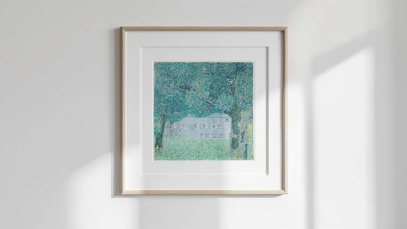Gustav Klimt - Farmhouse in Buchberg Poster