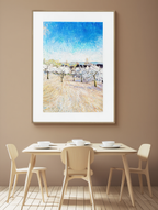 Flowering Trees (1910) by Theo Von Brockhusen – Vintage European Spring Landscape Art Print