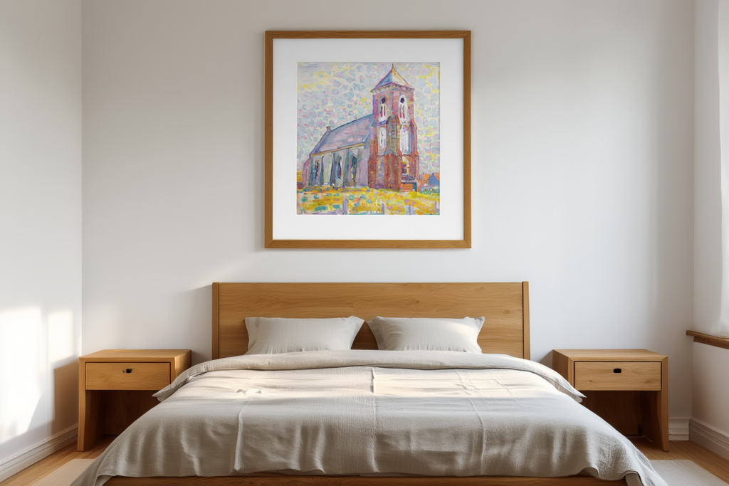 Piet Mondrian - Church in Zoutelande Poster