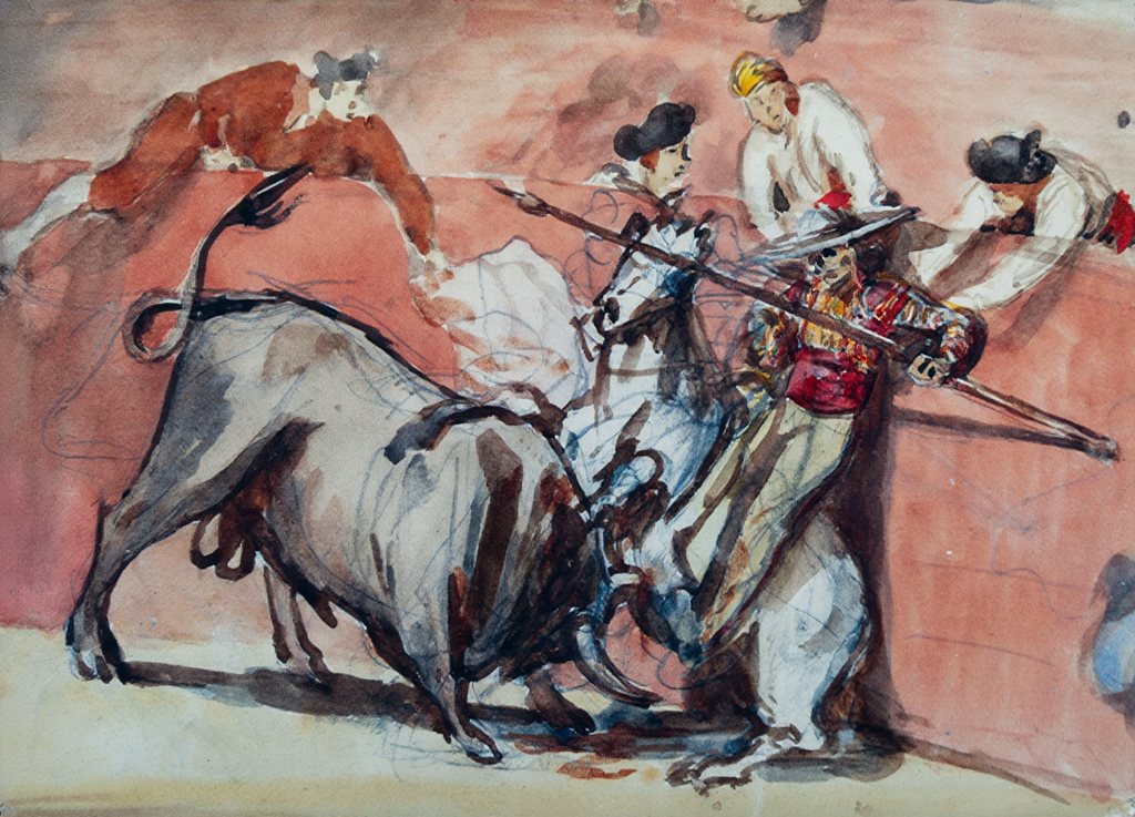 Bullfight – Édouard Manet Poster | Impressionist & Spanish Scene Art Print - Hakyarts