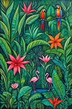 The Dreaming Jungle – Mix & Match Henri Rousseau Prints - Hakyarts
