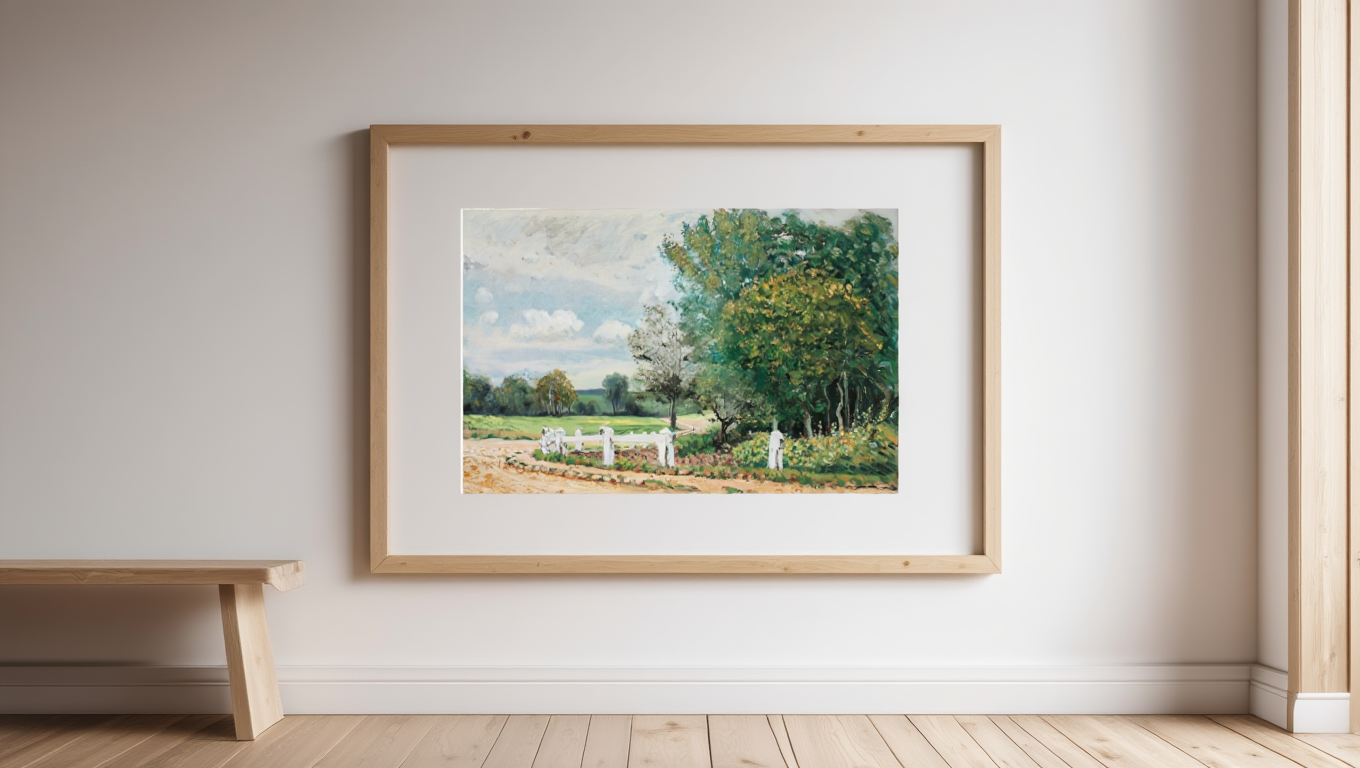 Alfred Sisley - La Route De Verrières