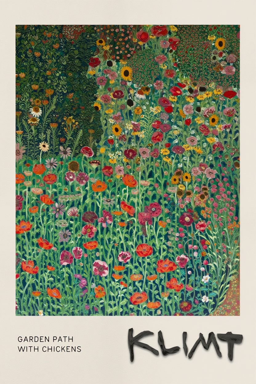 Gustav Klimt Art Print Set – 5 Golden Wall Art Prints | Elegant Gallery Wall Décor for Living Room, Bedroom & Office