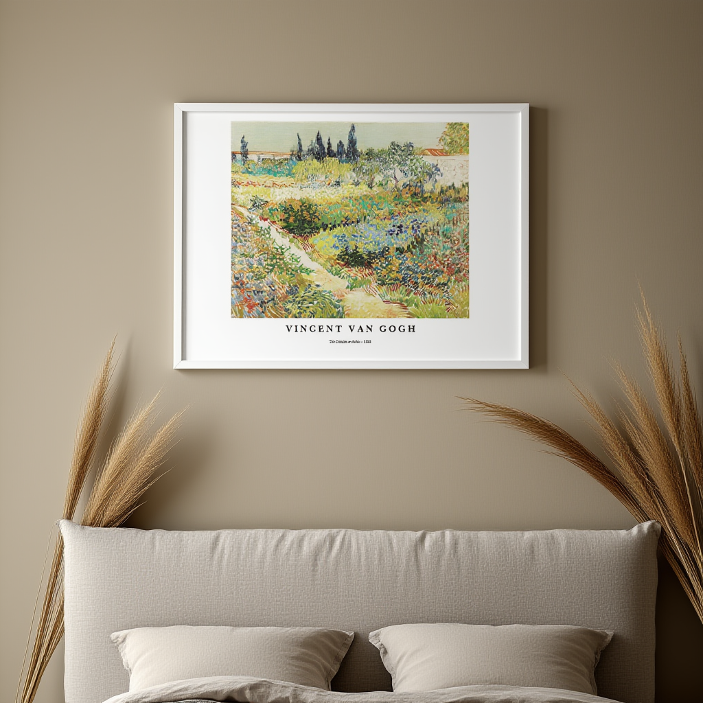 Vincent Van Gogh - The Garden at Arles Poster
