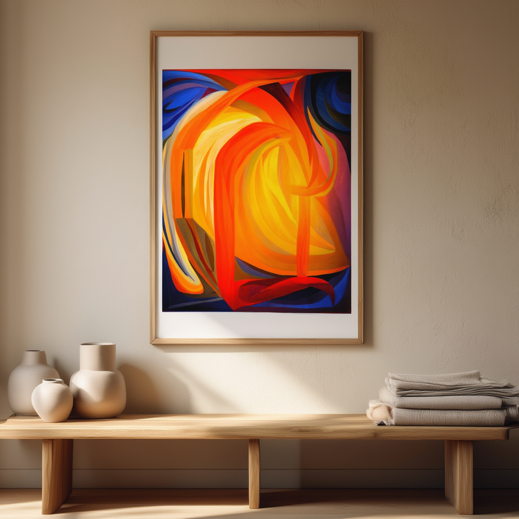 Composition by Otto Freundlich (1911) – Early Modernist Abstract Art Print