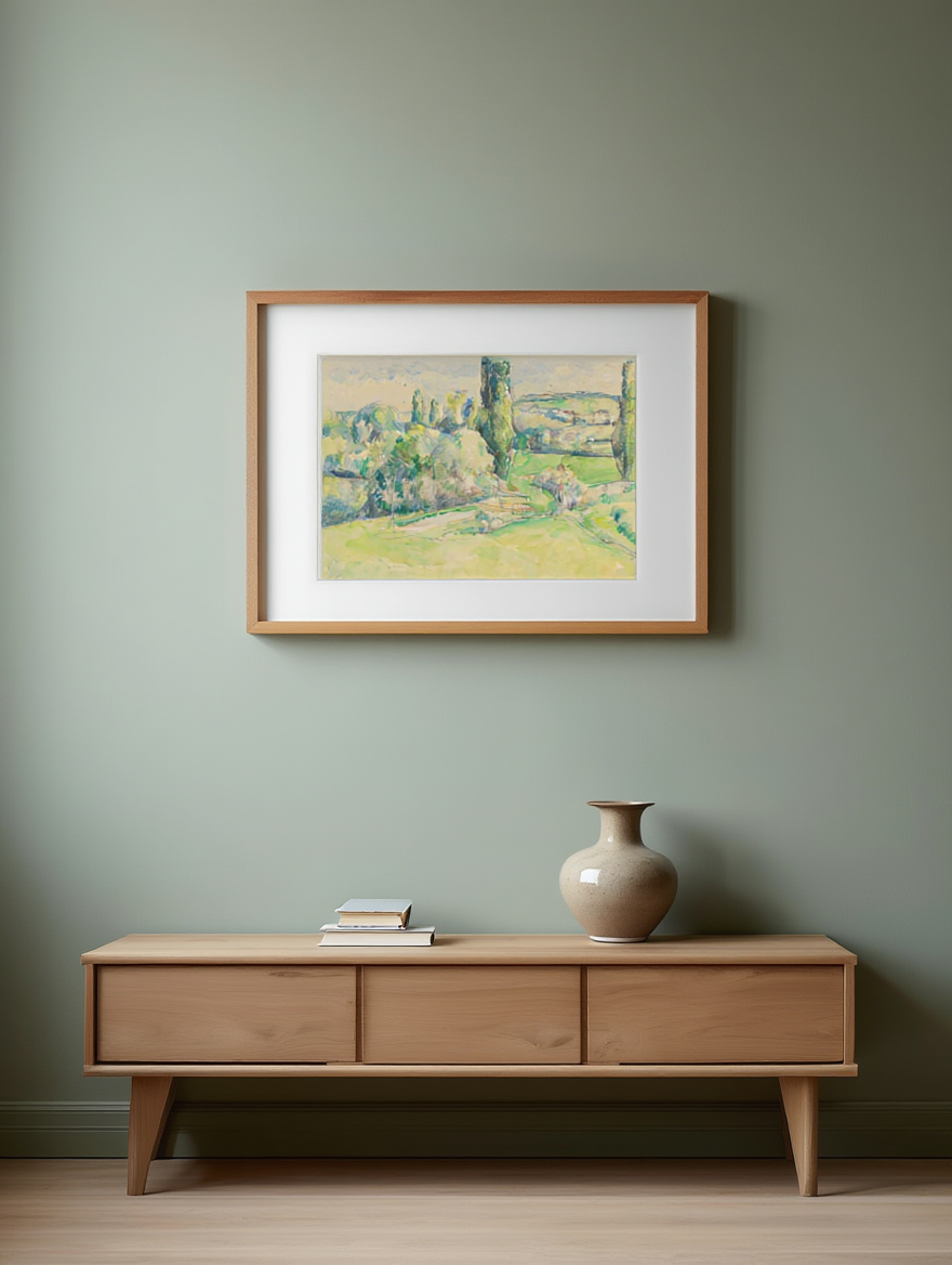 Paul Cézanne - La Côte Du Jallais À Pontoise