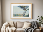 La Rade de Cardiff – Alfred Sisley Poster | Impressionist Harbor Landscape Art Print - Hakyarts