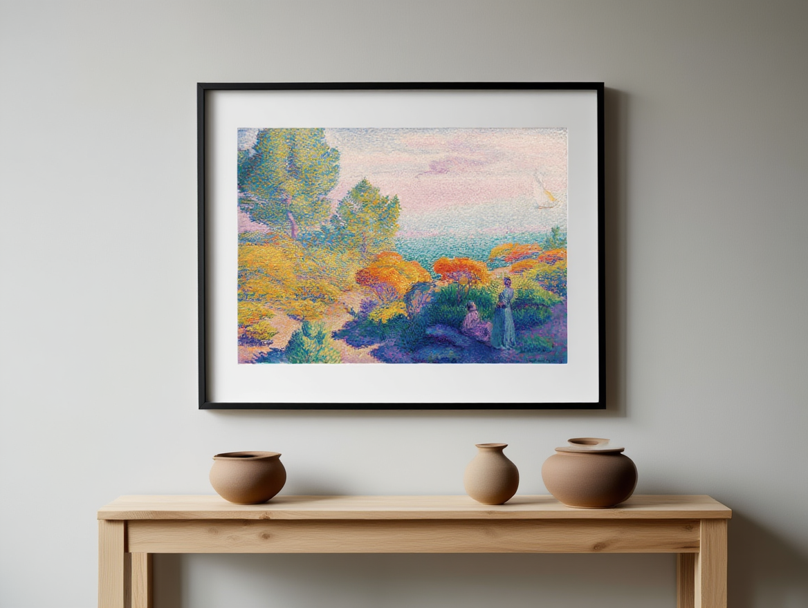 Henri-Edmond Cross - Two Women by the Shore, Mediterranean