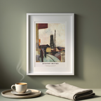 Cathedral of Freiburg, Switzerland by August Macke – Expressionist Art Print