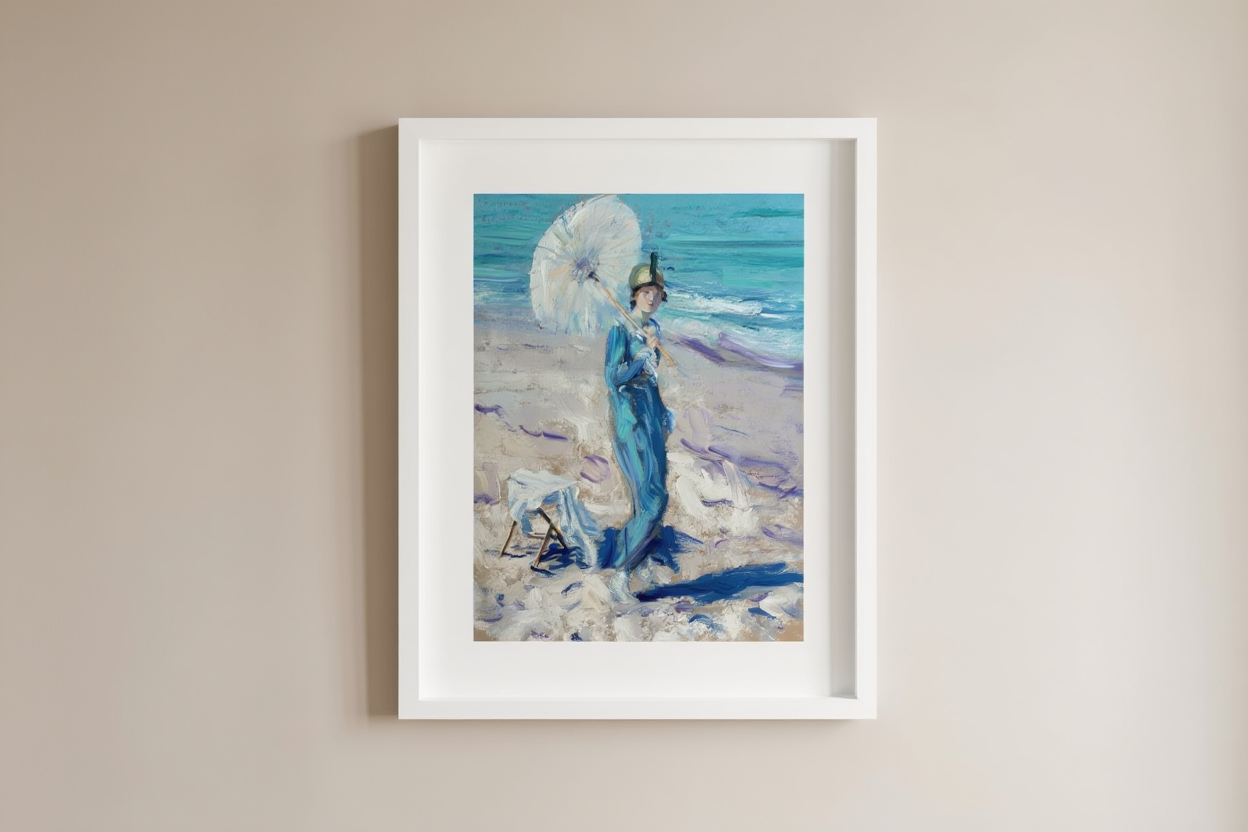 Frederick Carl Frieseke - On The Beach