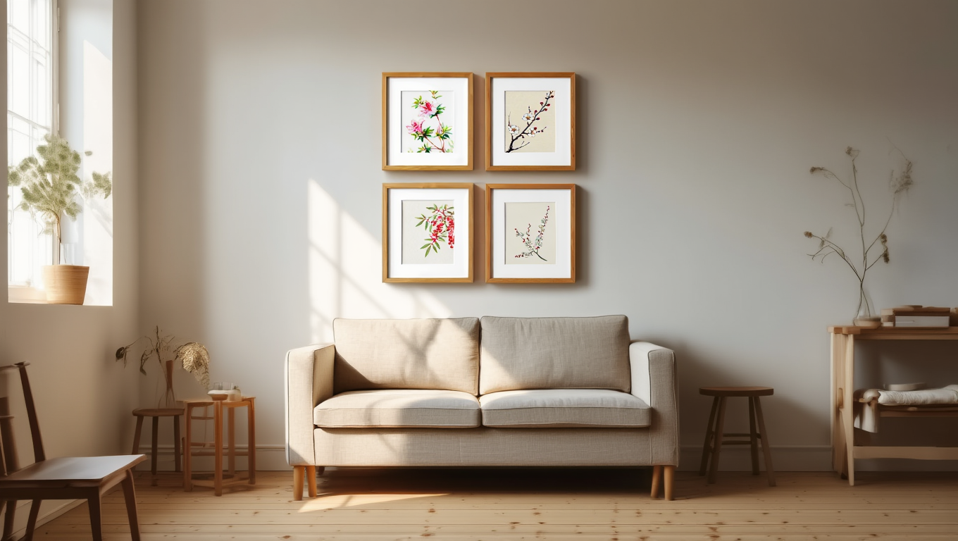Megata Morikaga Mix & Match Wall Art – 4 Prints