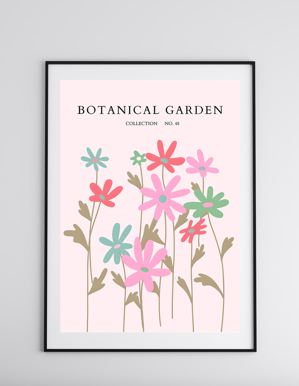 Delicate Daisies Floral Art Print