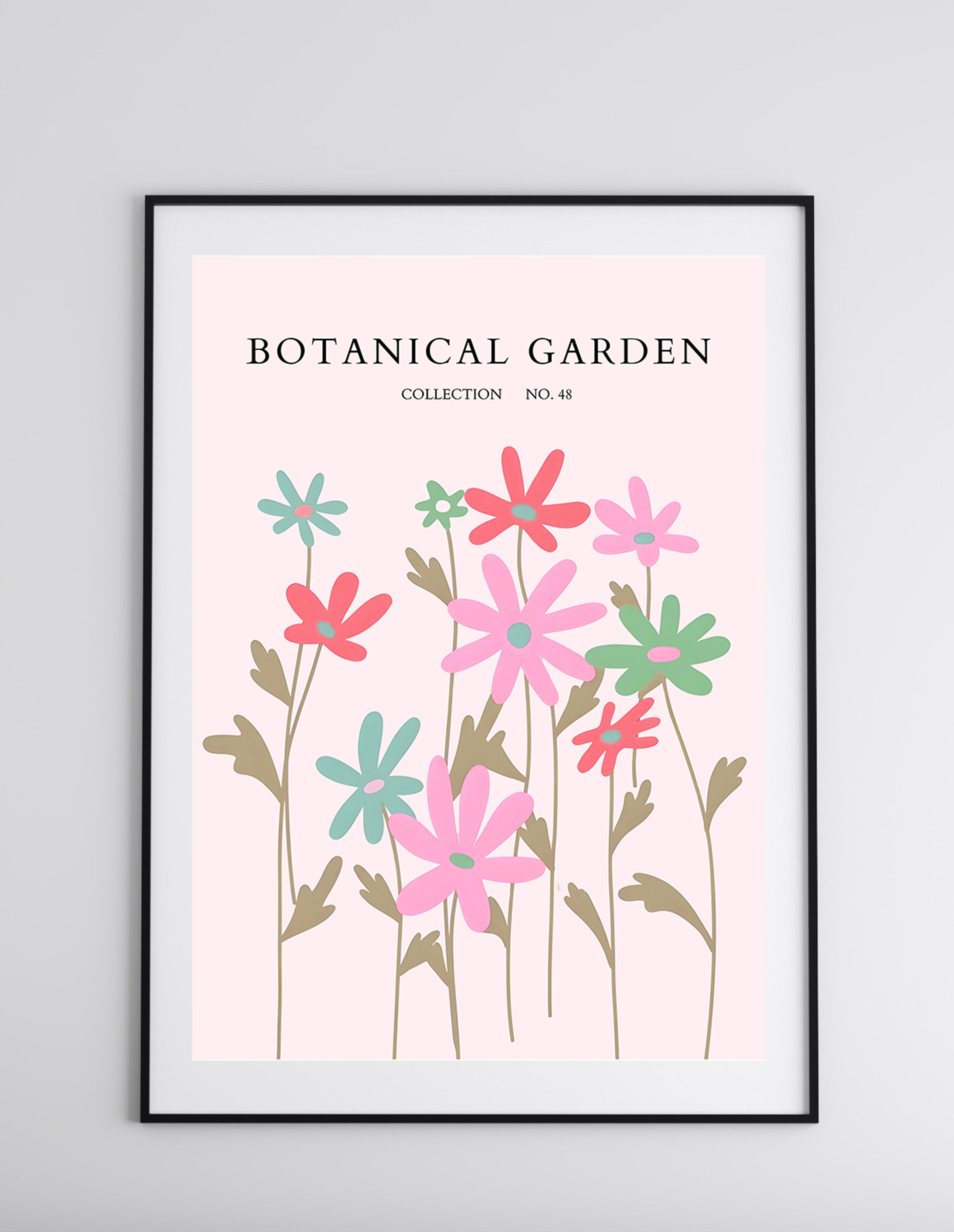 Delicate Daisies Floral Art Print