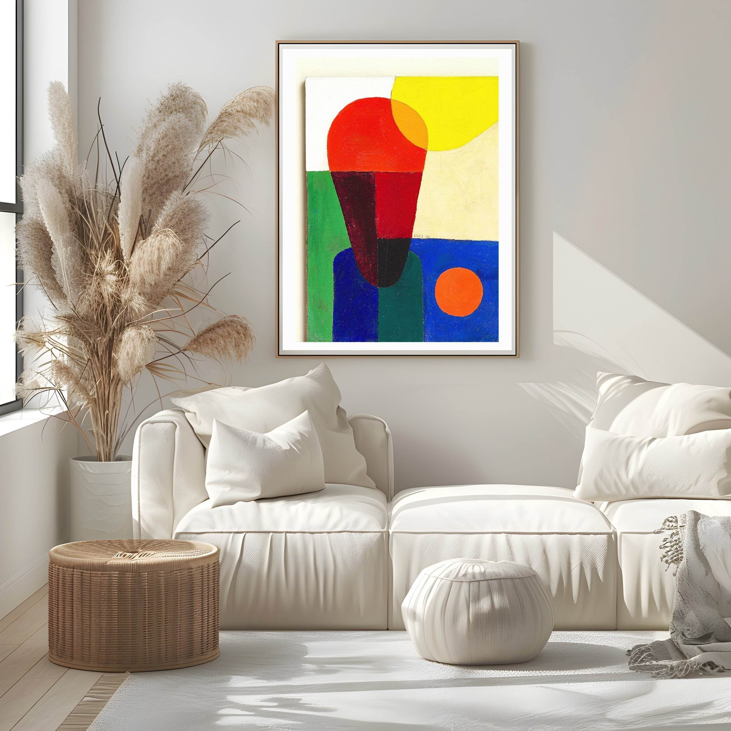 Stark abstrahierte Halbfigur - Hakyarts