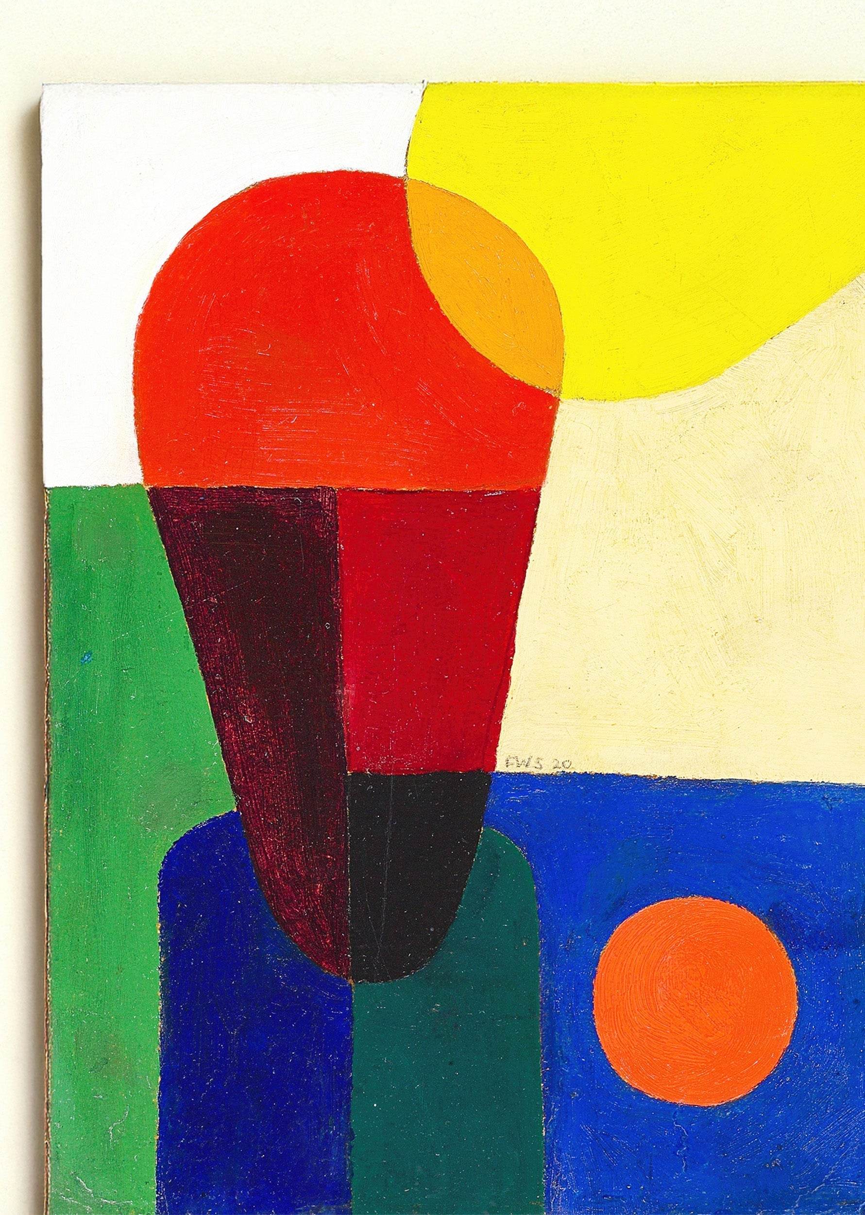 Stark abstrahierte Halbfigur - Hakyarts