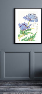 Tsunemasa Papaver Somniferum Var Paeoniflorum Plate - Hakyarts