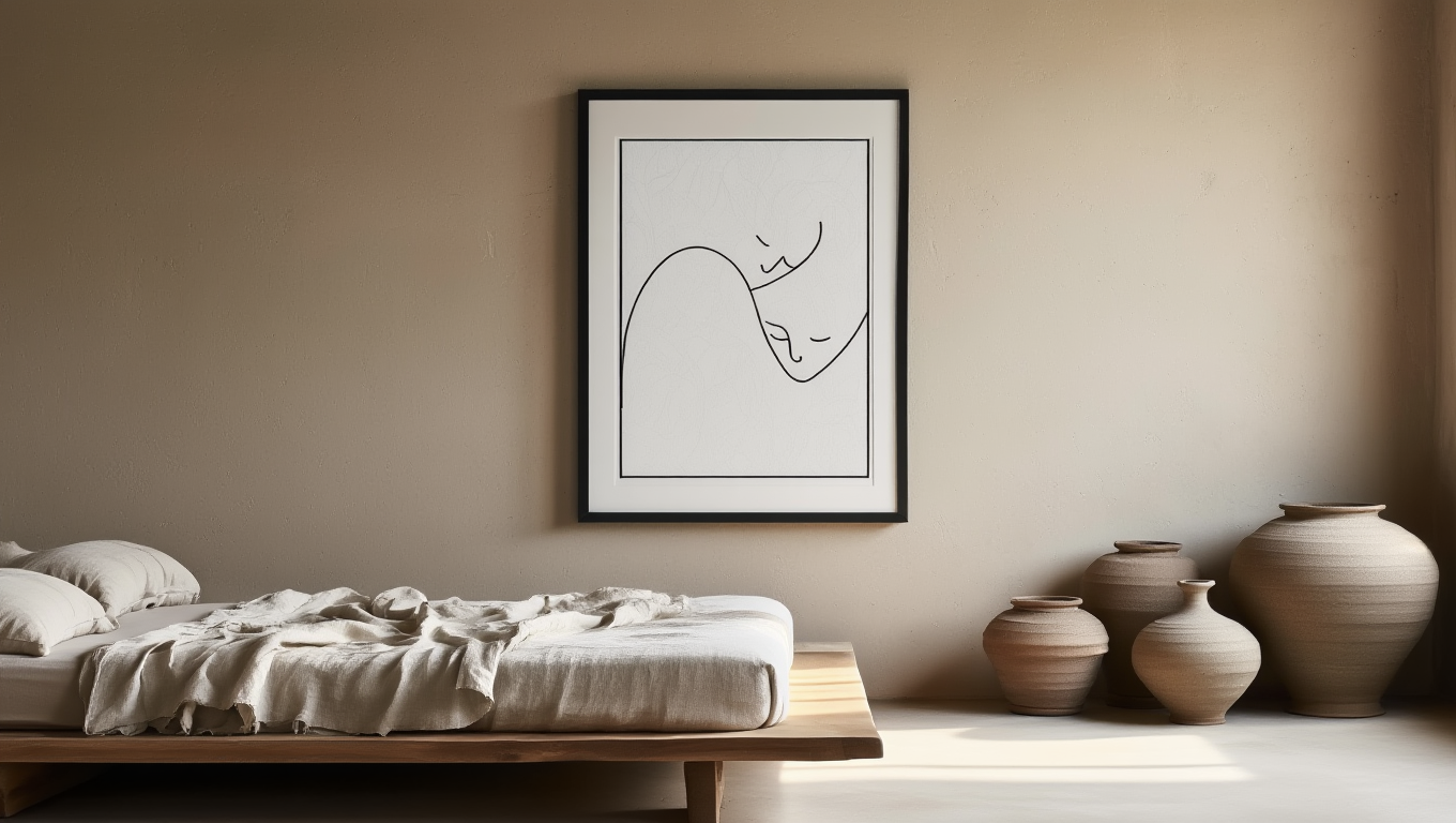 Fine Line Art Poster