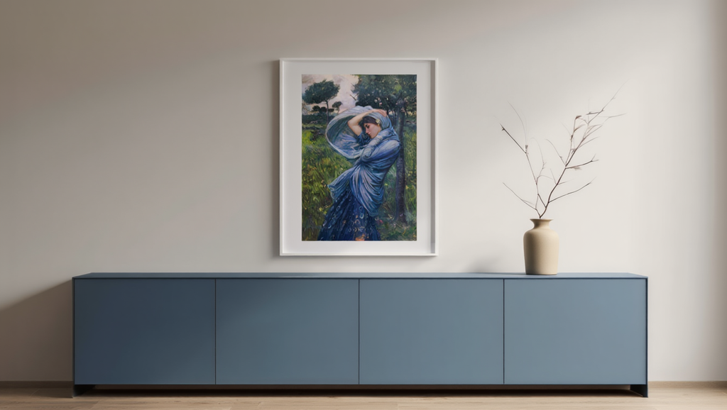 Boreas by John William Waterhouse (1903) – Pre-Raphaelite Masterpiece